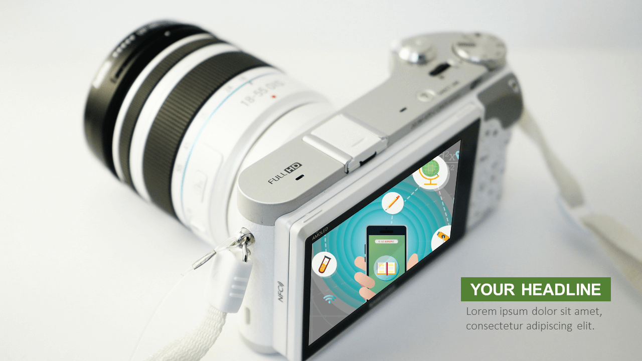 product mockup templates camera